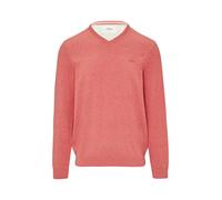 Strickpullover mit Logo-Stickerei M Rosa