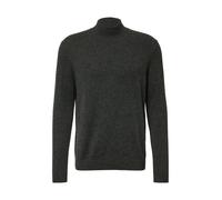 s.Oliver Red Label - Strickpullover mit Rippbündchen und Stehkragen grau - Gr. - S