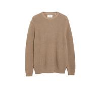 Strickpullover S.OLIVER, Herren, Gr. XL, beige (sepia braun), Strick, Obermaterial: 100% Baumwolle, unifarben, bequem hüftbedeckend, Rundhals, Bündchen, Pullover Strickpullover, Langarmpullover mit Ru