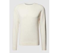 s.Oliver RED LABEL Strickpullover mit Rundhalsausschnitt in Offwhite, Größe XXL