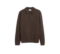 s.Oliver Red Label - Strickpullover mit Troyer-Kragen braun - Gr. - L