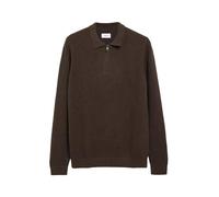 s.Oliver Red Label - Strickpullover mit Troyer-Kragen braun - Gr. - XXL