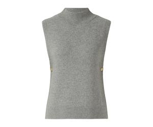 s.Oliver Red Label - Strickpullunder mit Stehkragen grau - Gr. - 34