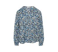 Strukturierte Bluse aus Viskosemix 34 blau 2161111.59A1.34