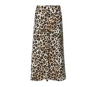 s.Oliver Red Label - Strukturierter Midi-Rock mit Leo-Muster beige - Gr. - 34