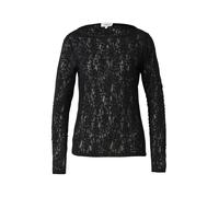 Semitransparentes Langarmshirt aus weicher Jersey-Spitze 42 schwarz 2172312.9999.42
