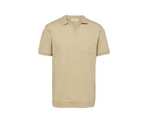s.Oliver Red Label - Strukturiertes Poloshirt aus Baumwollmix beige - Gr. - M