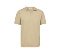 s.Oliver Red Label - Strukturiertes Poloshirt aus Baumwollmix beige - Gr. - XL
