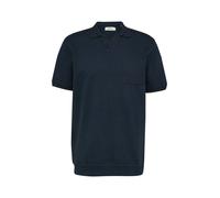 s.Oliver Red Label - Strukturiertes Poloshirt aus Baumwollmix blau - Gr. - S