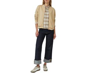 S.OLIVER RED LABEL Sweatjacke in Beige - Größe 36 | Damen Sweatshirts Jacken