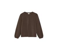s.Oliver Red Label - Sweatshirt mit Ballonärmeln braun - Gr. - 34