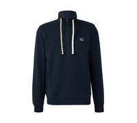 s.Oliver Sweatshirt mit Eingrifftaschen und Label-Patch