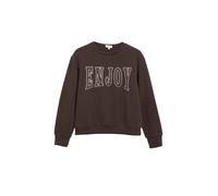 s.Oliver Red Label - Sweatshirt mit Print braun - Gr. - 46