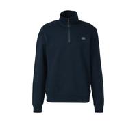 Sweatshirt mit Troyer-Kragen und Logo-Patch 3XL blau 2178511.5978.3XL