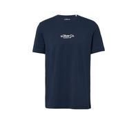 s.Oliver T-Shirt aus Baumwolle mit Logo-Print Blau Größe M