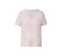 T-Shirt aus Flammgarn mit V-Ausschnitt 34 Rosa 2165872.4101.34