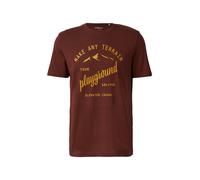 s.Oliver Red Label - T-Shirt mit Crew Neck und Frontprint rot - Gr. - S