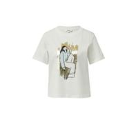 T-Shirt mit Folien-Print 46 creme 2170121.02D1.46