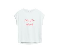 Baumwoll-T-Shirt mit Frontprint 44 weiß 2178612.01D0.44
