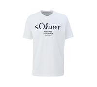 s.Oliver LOGO T-NOOS Herren T-Shirt, weiß, größe S