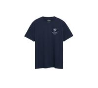 Weiches Baumwoll-T-Shirt mit Frontprint XXL blau 2178330.59D1.XXL