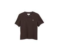 s.Oliver Red Label - T-Shirt mit Rundhals braun - Gr. - 36