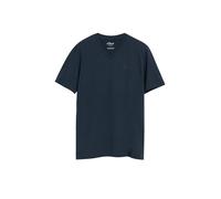 Baumwoll-T-Shirt mit Logo-Print und V-Neck XL blau 2178208.5978.XL