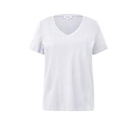 T-Shirt mit V-Ausschnitt 34 weiß