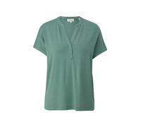 s.Oliver Red Label - Top mit V-Ausschnitt blau - Gr. - 40