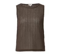 Transparentes Jersey-Top mit Rundhalsausschnitt 34 braun 2166366.8828.34