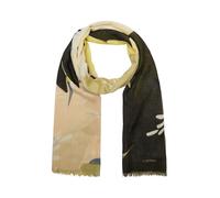 s.Oliver Red Label - Tuch mit grafischem Allover-Print gelb/grün - Gr. - ONE SIZE