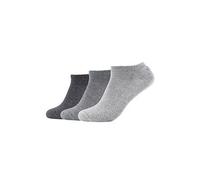 s.Oliver Red Label - Unisex 3er Pack Sneakersocken grau - Gr. - 42
