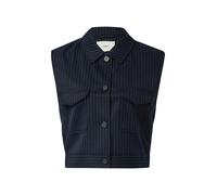 Verkürzte Weste im Relaxed Fit mit elastischem Saum 34 blau 2174747.59H7.34