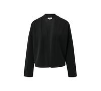 s.Oliver Red Label - Verschlussloser Cardigan aus Scuba-Stoff schwarz - Gr. - 38