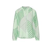 Viskosebluse mit Raffung und All-over-Print 34 grün 2174587.72A1.34