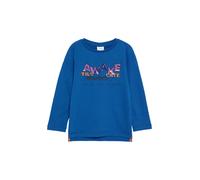 s.Oliver Red Label - Weicher Longsleeve mit Effekt-Print blau - Gr. - 92/98