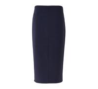 Weicher Midirock aus Scuba mit Schlitz 36 blau 2167913.5959.36