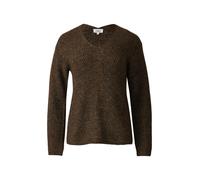 Weicher Strickpullover im Relaxed Fit mit V-Ausschnitt 44 braun 2168002.8945.44