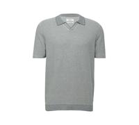 s.Oliver Red Label - Weiches Poloshirt aus Strick grau - Gr. - 3XL