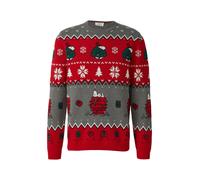 Weihnachtspullover aus reiner Baumwolle mit Peanuts®-Motiv XXL grau|mehrfarbig 2172256.97A4.XXL