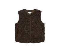 s.Oliver Red Label - Weste in Teddyfell-Optik braun - Gr. - 34
