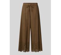 Baumwollculotte mit Lochstickerei 44 braun 2180750.8918.44