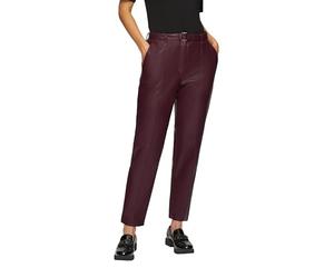 s.Oliver Regular: Cigarette Pants aus Lederimitat