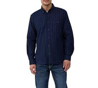 Regular Fit: Cordhemd in Streifenoptik mit aufgesetzter Tasche L blau 2168135.5978.L