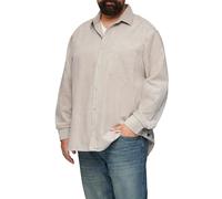 Regular Fit: Cordhemd mit Brusttasche 5XL Beige 2158924.8030.5XL