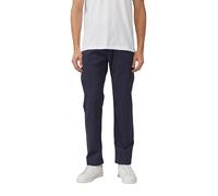 Regular Fit: Fein gemusterte Hose aus Baumwollstretch 36/34 blau 2173700.58A9.36_34