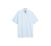 Regular Fit: Fein strukturiertes Kurzarmhemd 5XL blau 2181251.51K0.5XL