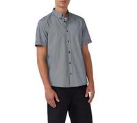 s.Oliver Regular Fit: Kurzarmhemd aus Baumwolle mit Button-Down-Kragen Navy M