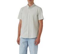 s.Oliver Regular Fit: Gemustertes Kurzarmhemd aus Baumwolle mit Button-Down-Kragen