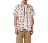 s.Oliver Red Label - Gemustertes Kurzarmhemd weiß - Gr. - XL
